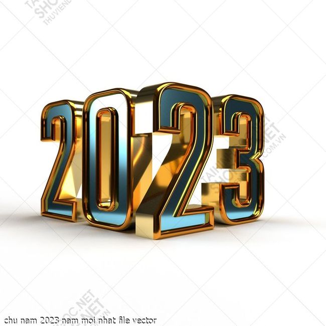 chu nam 2023 nam moi nhat file vector